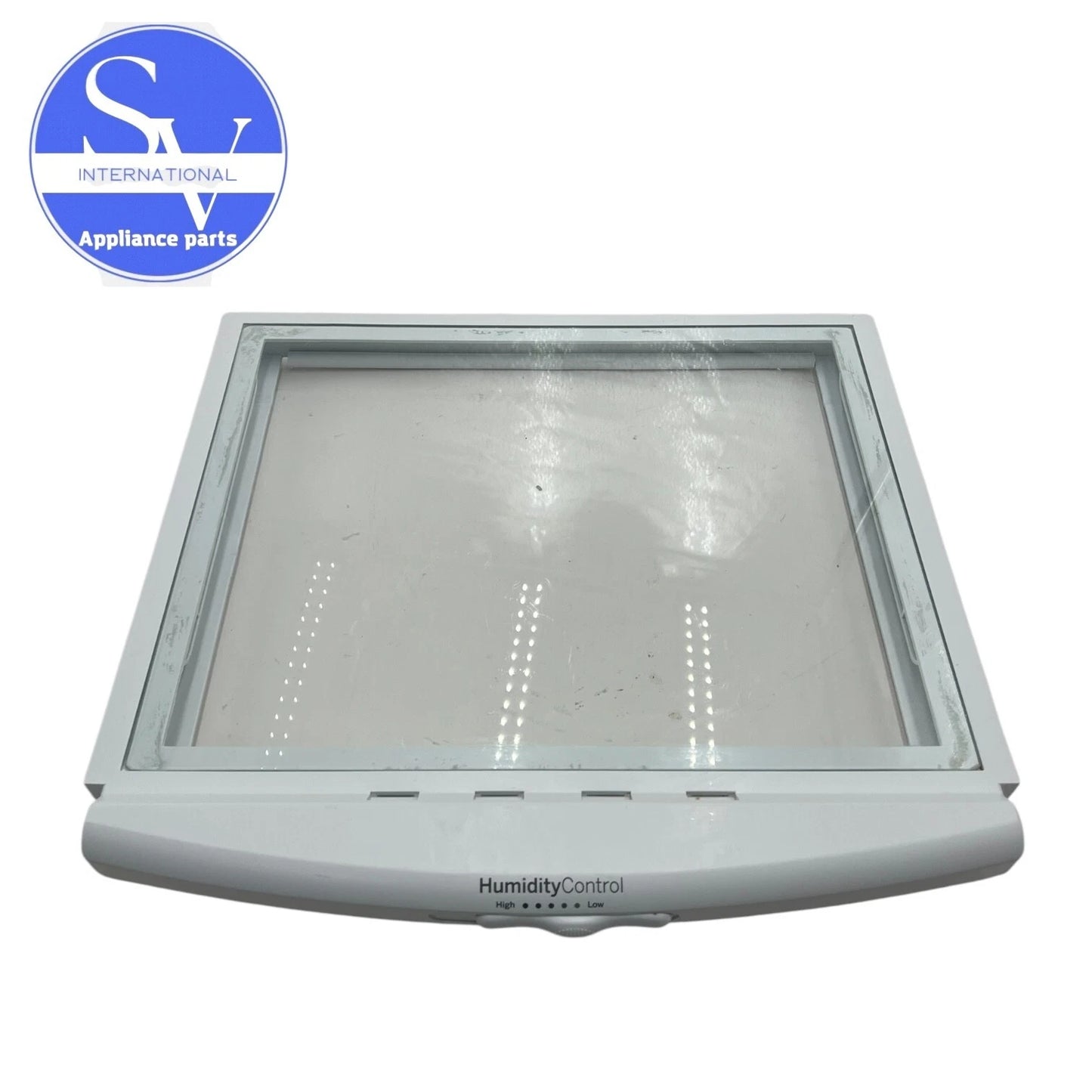 GE Refrigerator Middle Pan & Glass WR32X26246 WR32X10151 WR32X10184