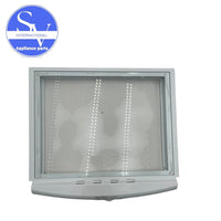 GE Refrigerator Middle Pan & Glass WR32X26246 WR32X10151 WR32X10184